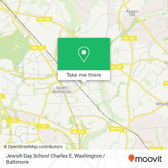 Mapa de Jewish Day School Charles E