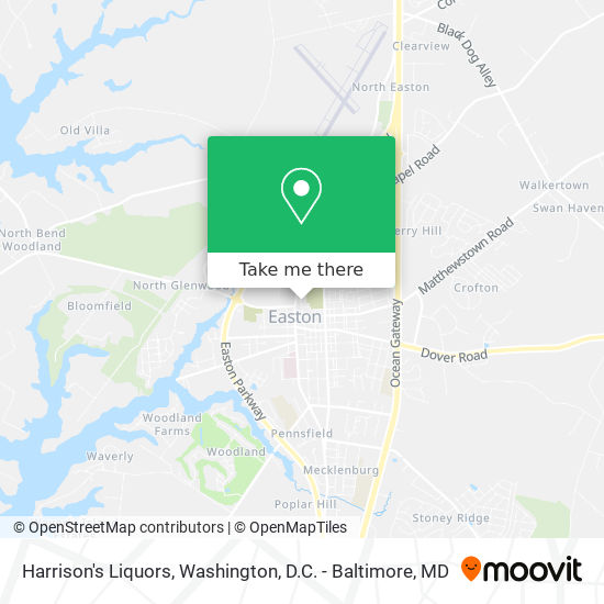 Harrison's Liquors map