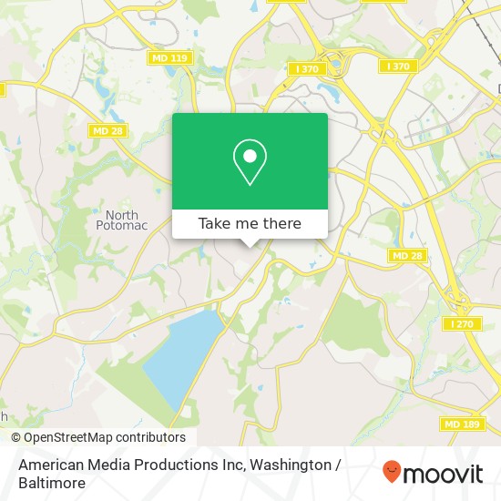 American Media Productions Inc map