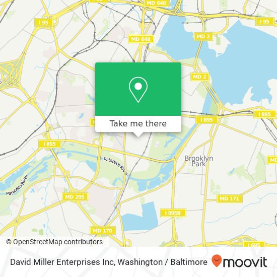 Mapa de David Miller Enterprises Inc