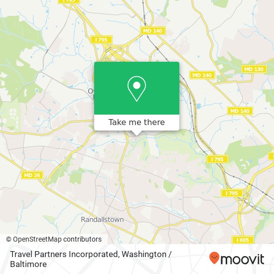 Mapa de Travel Partners Incorporated