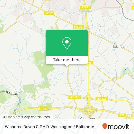 Mapa de Winborne Duvon G PH D