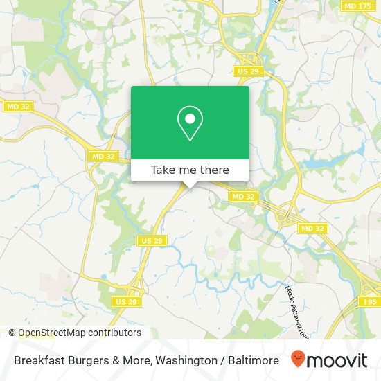 Mapa de Breakfast Burgers & More