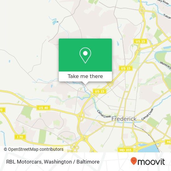 RBL Motorcars map