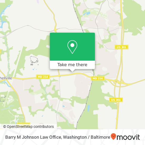 Mapa de Barry M Johnson Law Office