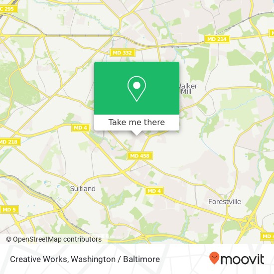 Mapa de Creative Works