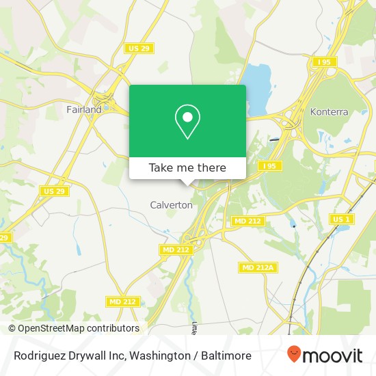 Rodriguez Drywall Inc map