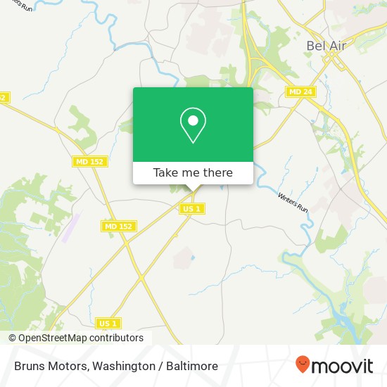 Bruns Motors map