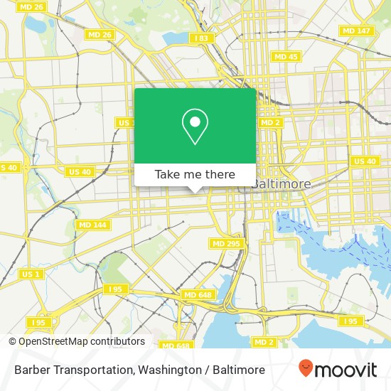 Mapa de Barber Transportation
