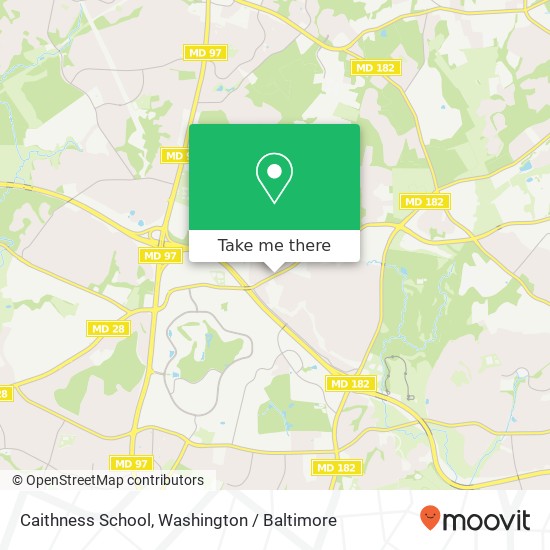 Mapa de Caithness School