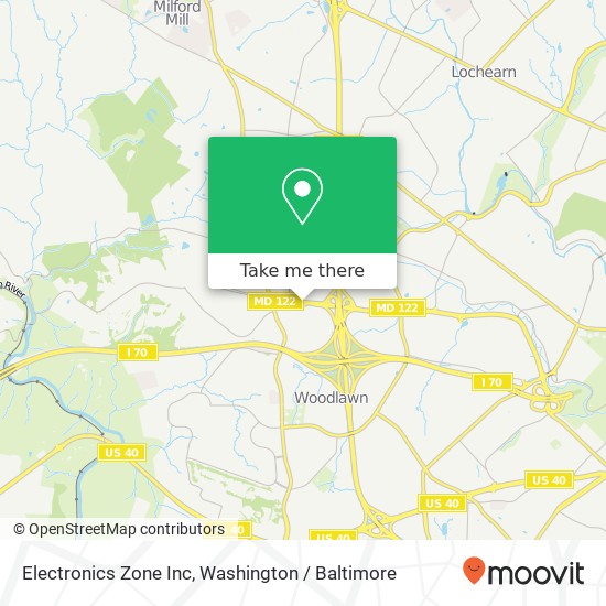 Electronics Zone Inc map