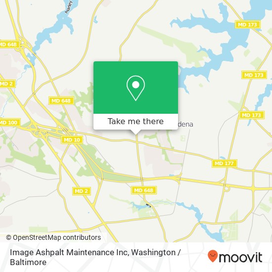 Image Ashpalt Maintenance Inc map