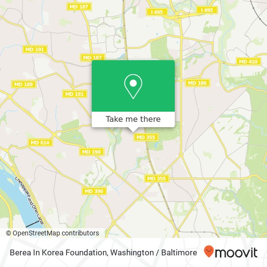 Berea In Korea Foundation map