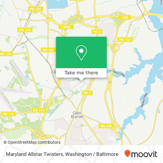 Maryland Allstar Twisters map
