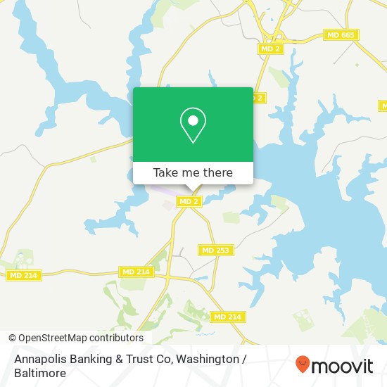 Annapolis Banking & Trust Co map
