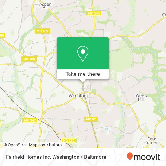 Fairfield Homes Inc map