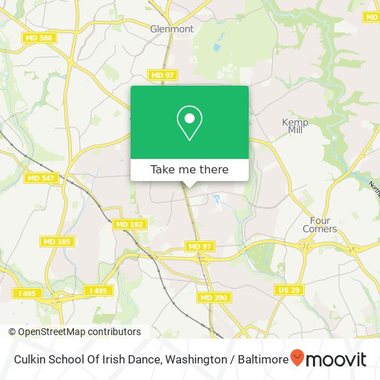 Culkin School Of Irish Dance map