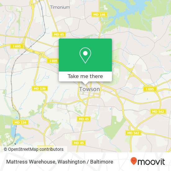 Mapa de Mattress Warehouse