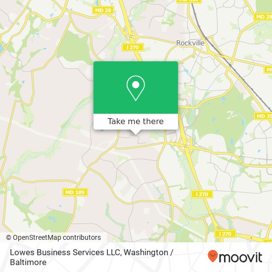 Mapa de Lowes Business Services LLC