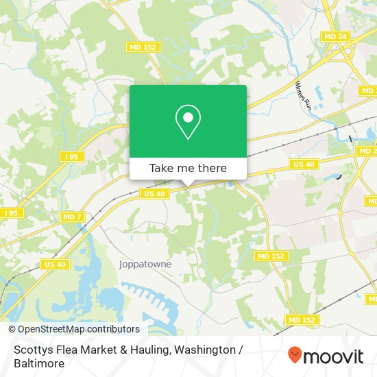 Scottys Flea Market & Hauling map