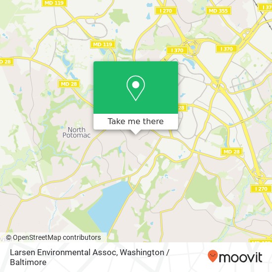 Larsen Environmental Assoc map