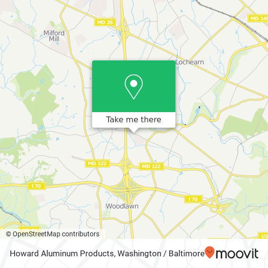 Mapa de Howard Aluminum Products