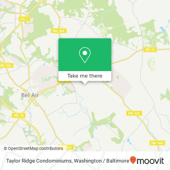 Taylor Ridge Condominiums map