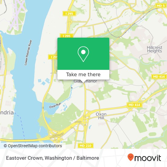 Eastover Crown map