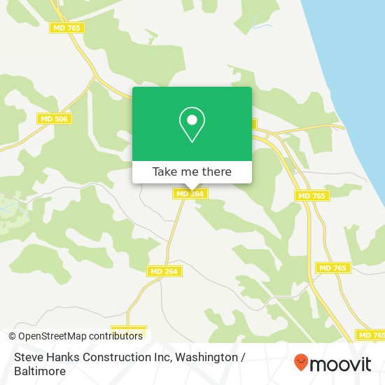 Steve Hanks Construction Inc map