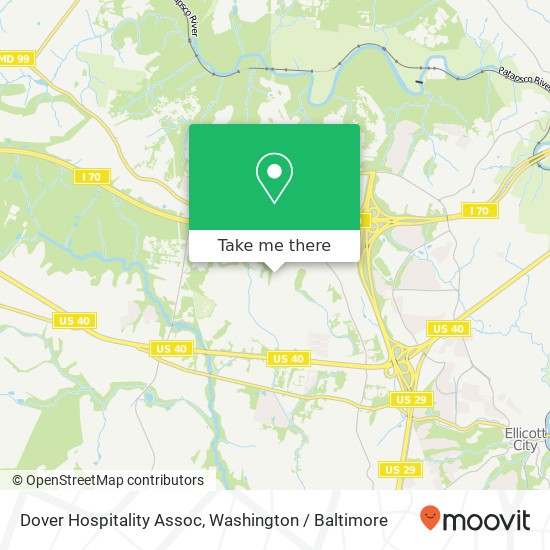 Dover Hospitality Assoc map