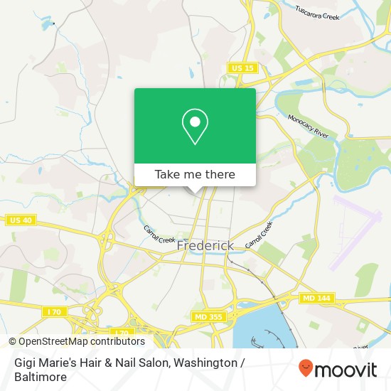 Mapa de Gigi Marie's Hair & Nail Salon