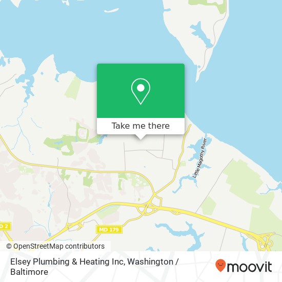 Mapa de Elsey Plumbing & Heating Inc