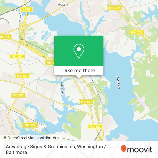 Advantage Signs & Graphics Inc map