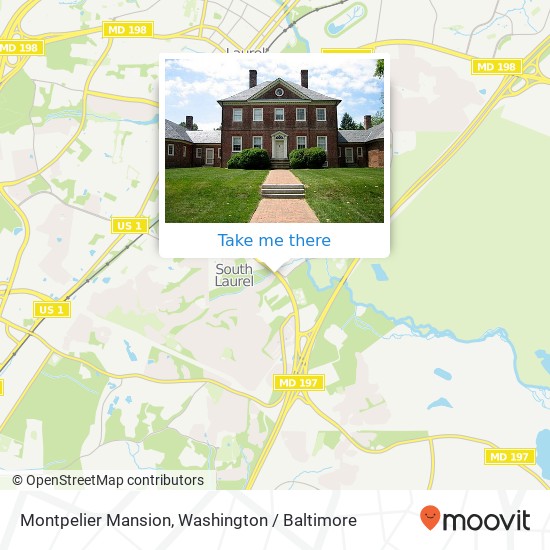 Montpelier Mansion map