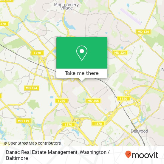 Mapa de Danac Real Estate Management
