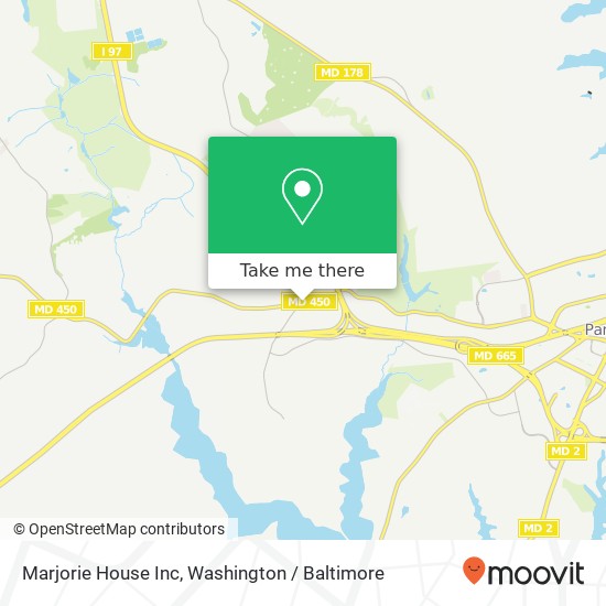 Marjorie House Inc map