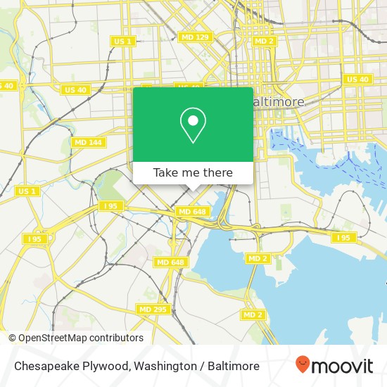 Chesapeake Plywood map