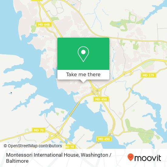 Mapa de Montessori International House