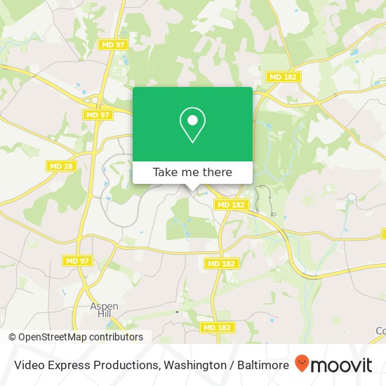 Video Express Productions map