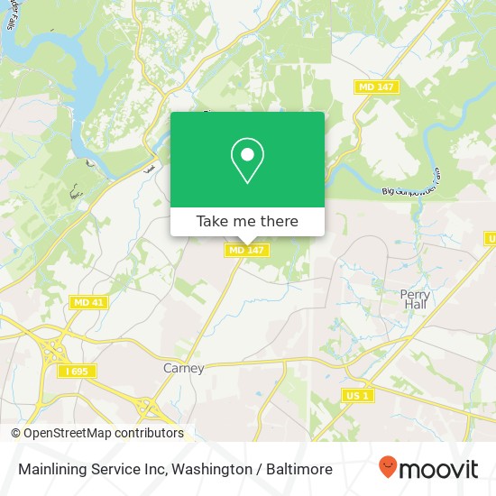 Mainlining Service Inc map