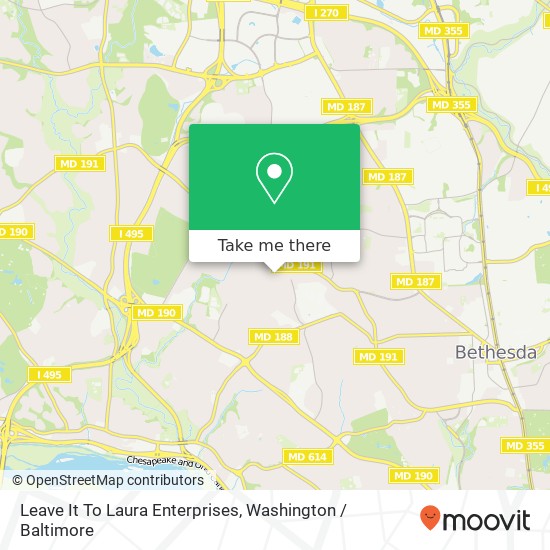 Mapa de Leave It To Laura Enterprises