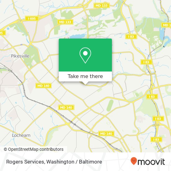 Rogers Services map