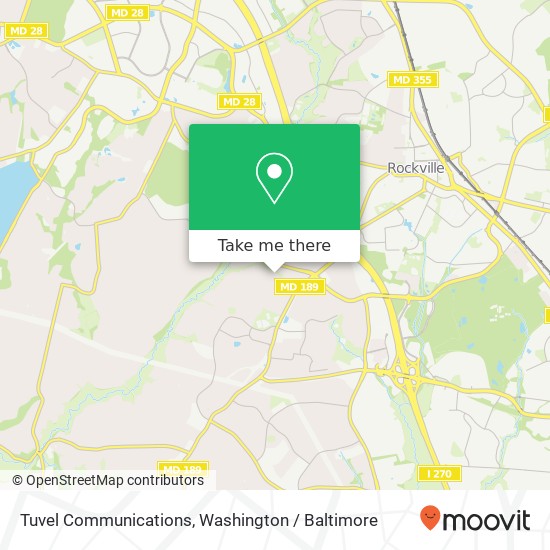 Tuvel Communications map