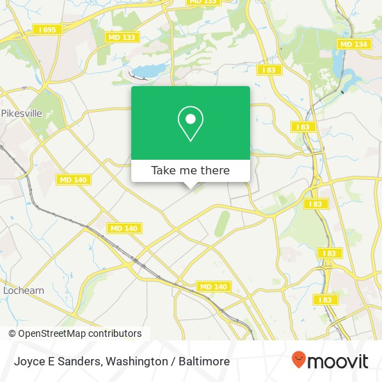Mapa de Joyce E Sanders