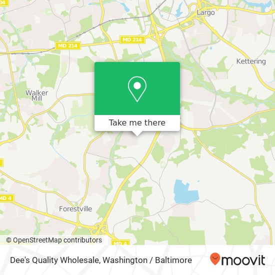 Dee's Quality Wholesale map