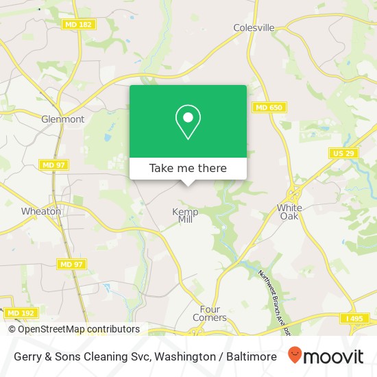 Gerry & Sons Cleaning Svc map