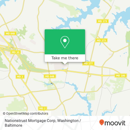Mapa de Nationstrust Mortgage Corp