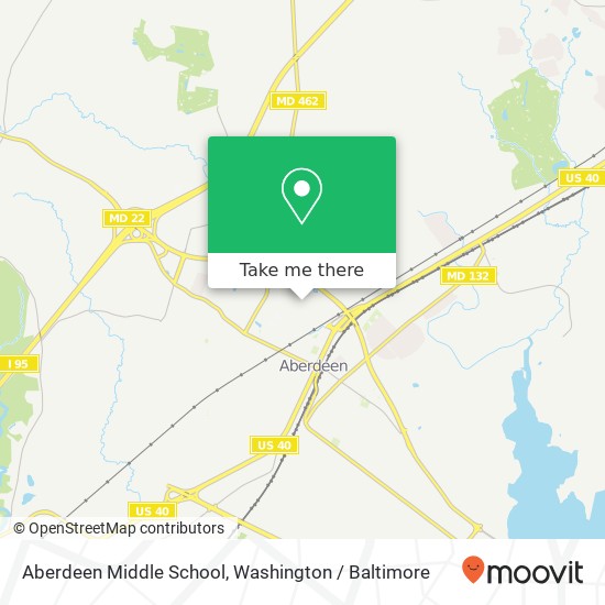 Mapa de Aberdeen Middle School