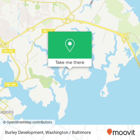 Burley Development map
