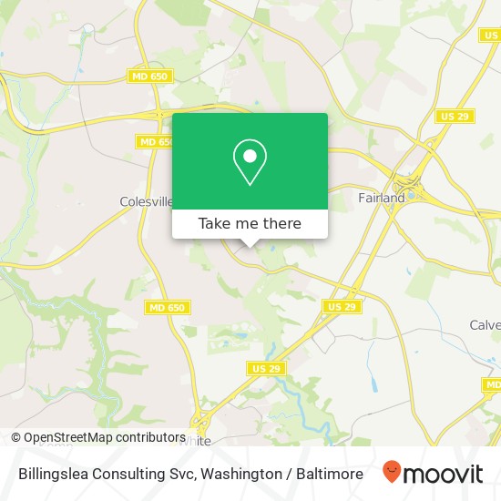 Billingslea Consulting Svc map